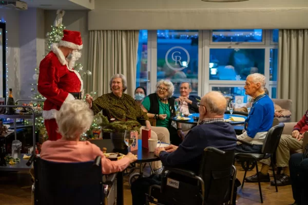 Care home residents merry with Christmas preparations