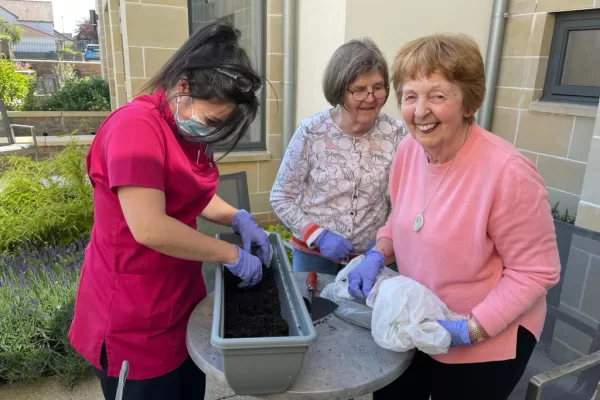 Pensioners enjoy a summer of horticulture